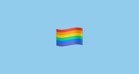 Rainbow Flag Emoji 560x300 Rainbow Flag Emoji
