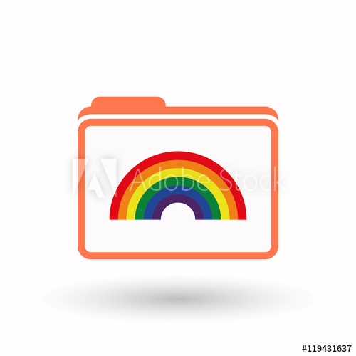 Rainbow Folder Icon At Vectorified.com | Collection Of Rainbow Folder ...