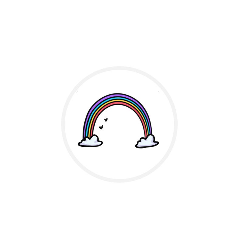 794x818 Rainbow Icon Instagram Highlight Icon Etsy