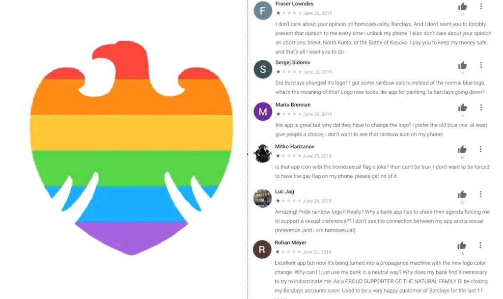 1024x609 Barclays Changed Their App Logo For Pride And People Are Outraged