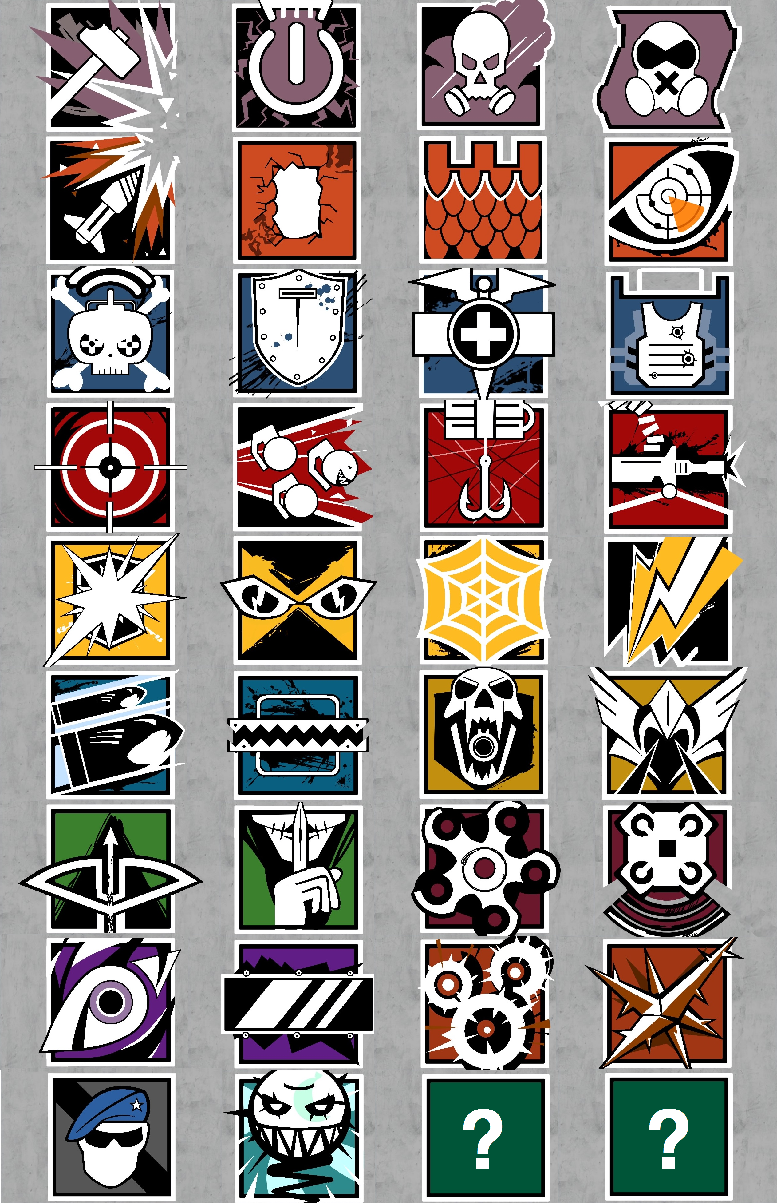 2528x3912 Rainbow Six Siege Icon Full Set Made With Emblem Editor