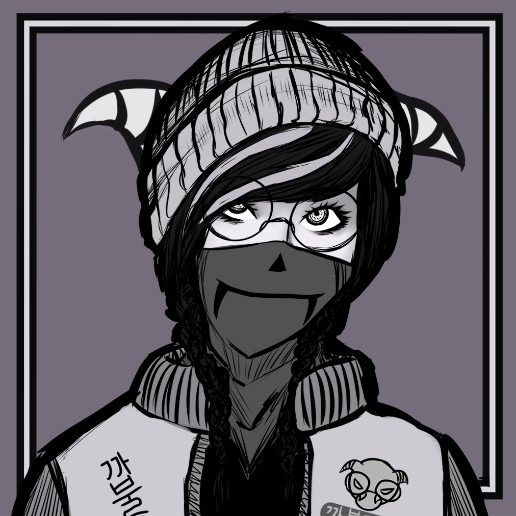 1012x1012 Dokkaebi With A Mask To Match Her Icon