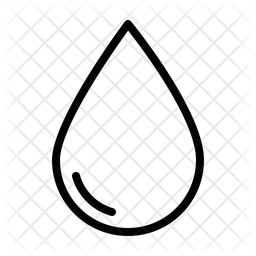256x256 Rain Drop Icon Of Line Style