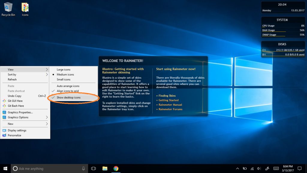 Using Rainmeter To Customize Windows Steps 1024x576 Using Rainmeter To Customize Windows Steps