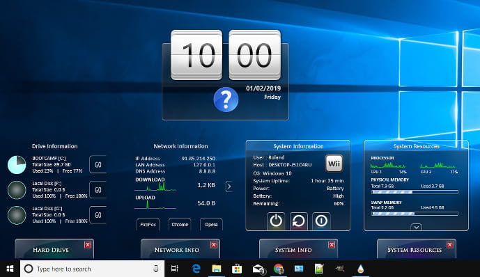 Customize The Windows Desktop With Useful Widgets 689x398 Customize The Windows Desktop With Useful Widgets