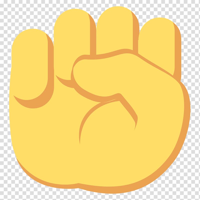 800x800 Emoji Raised Fist Symbol Sticker, Hand Emoji Transparent