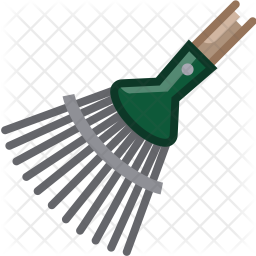 256x256 Rake Icon Of Flat Style