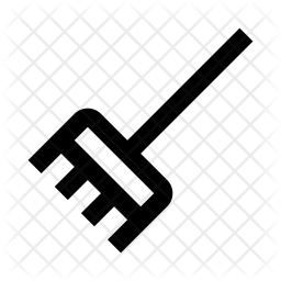 256x256 Rake Icon Of Line Style