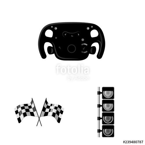 500x500 Vector Design Of Car And Rally Icon Collection Of Car And Race