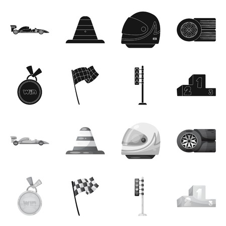 450x450 Isolated Object Of Car And Rally Icon Collection Of Car And Race