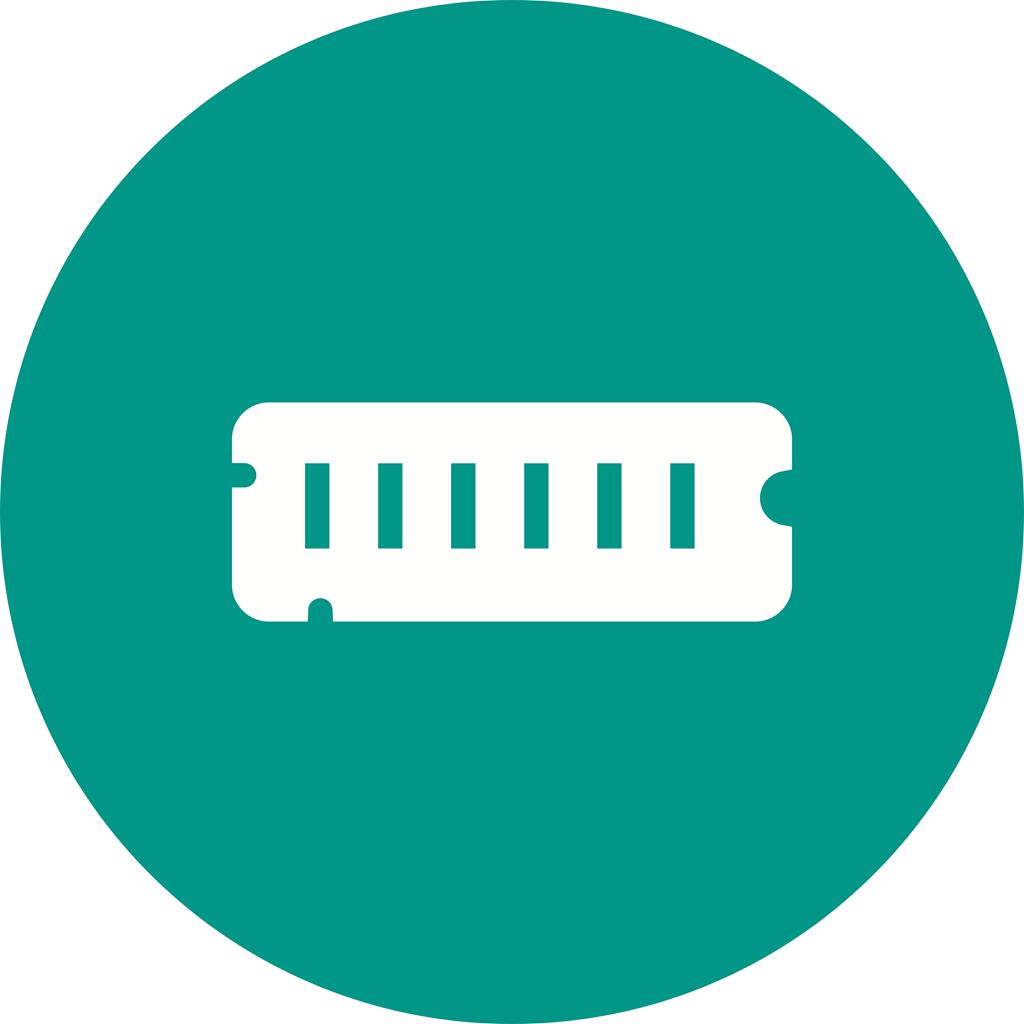 1024x1024 Ram Flat Round Icon