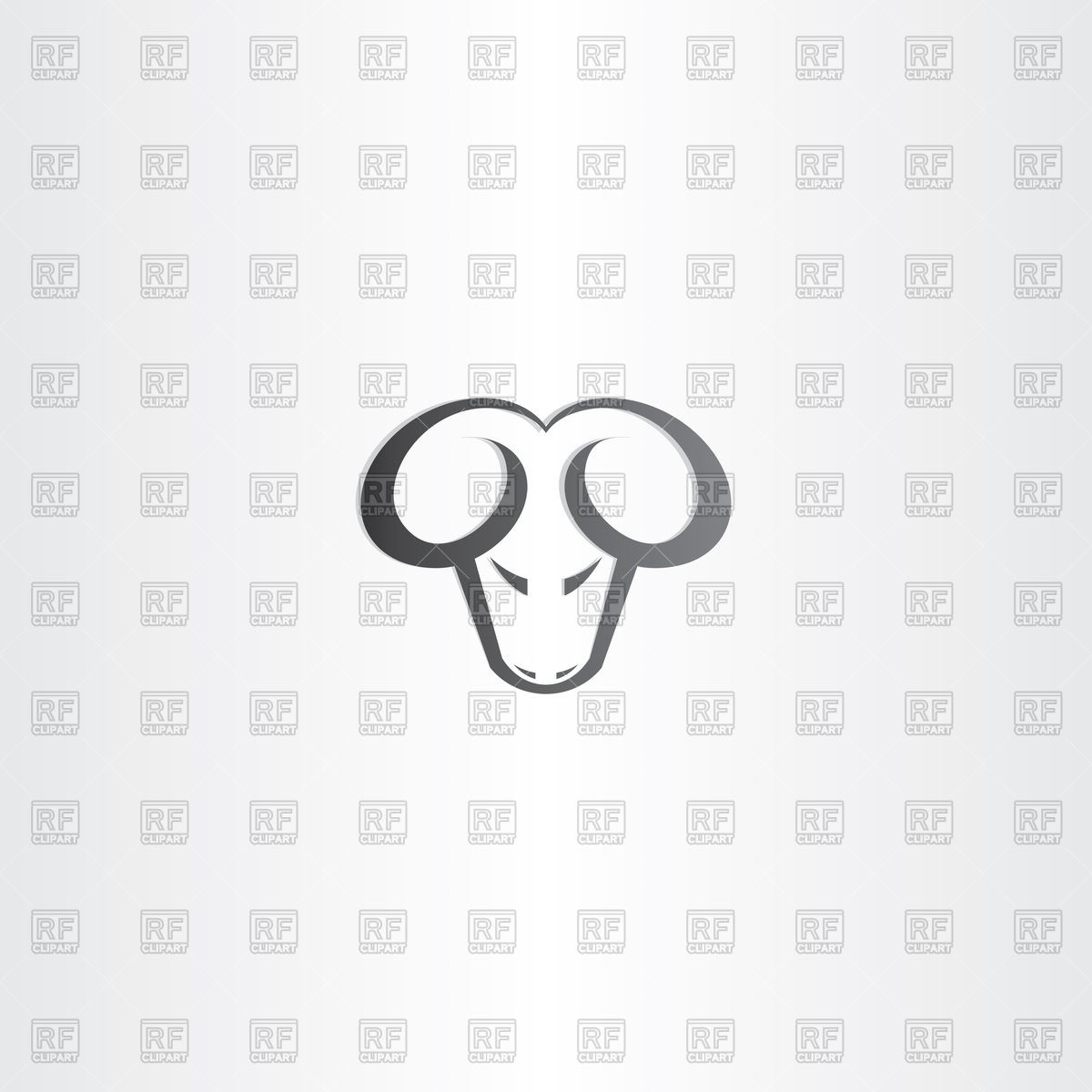 1200x1200 Black Ram Head Icon Vector Image Of Signs, Symbols, Maps