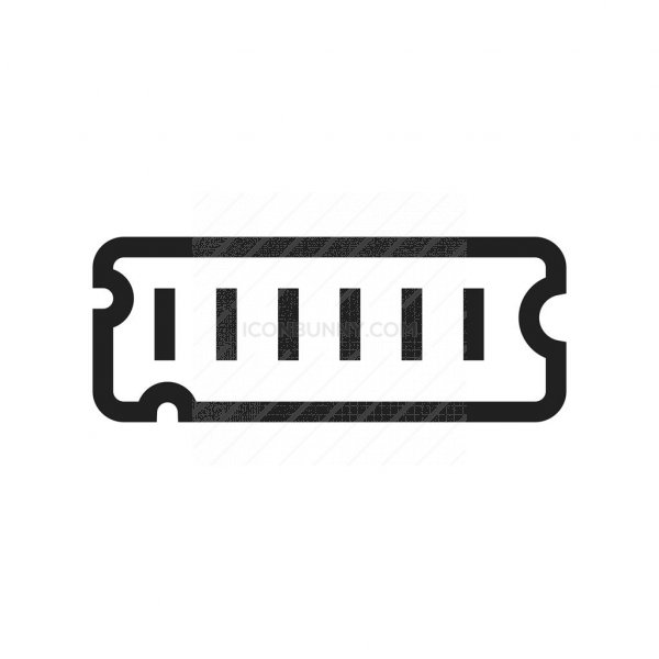 600x600 Ram Line Icon
