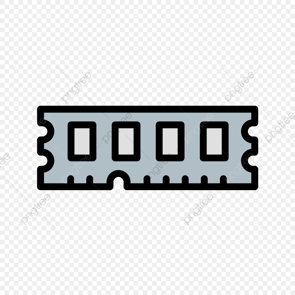 1024x1024 Vector Ram Icon, Ram, Random Access Memory, Random Access Memory