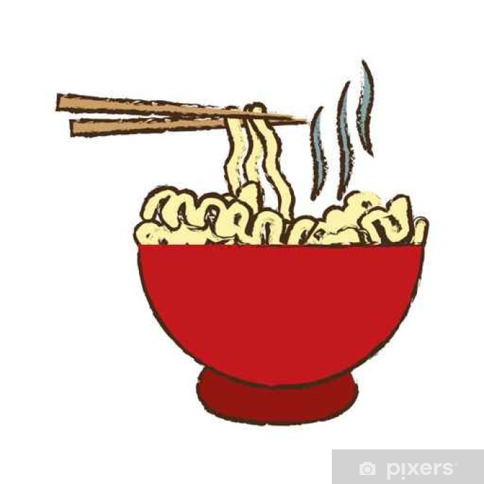700x700 Ramen Noodles Fast Food Related Icon Image Vector Illustration