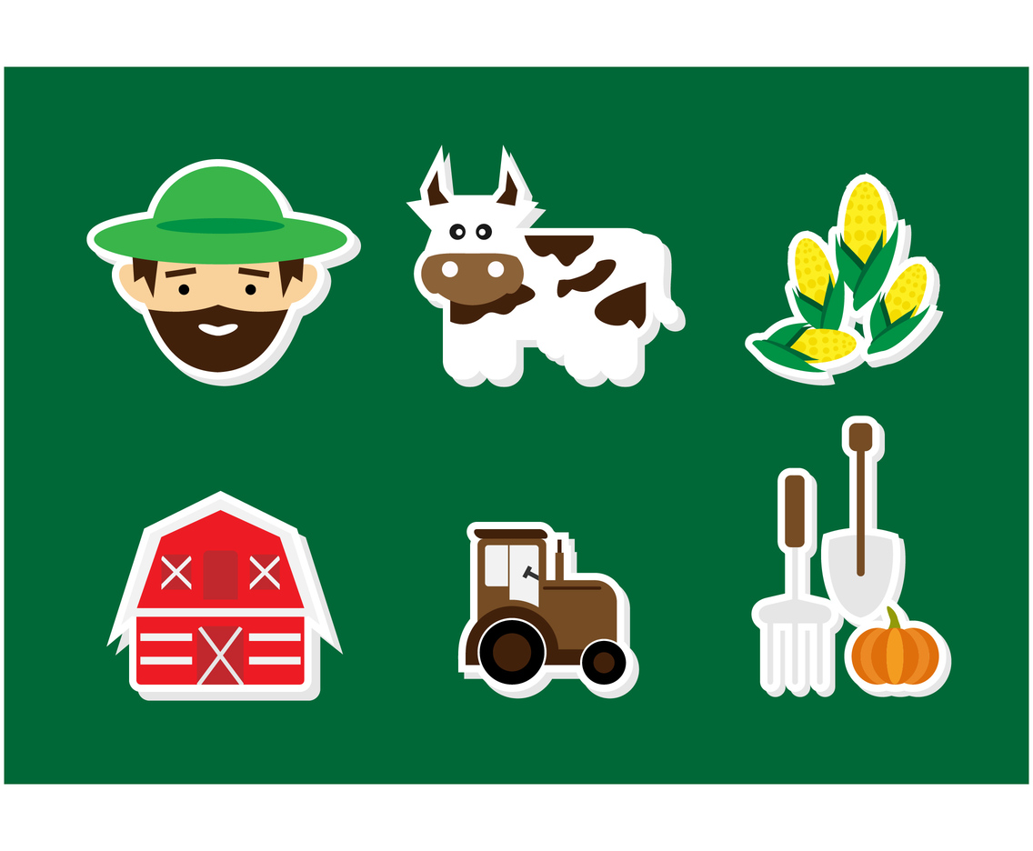1136x936 Flat Ranch Icon Vector Art Graphics