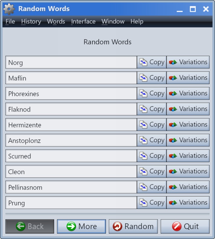 713x793 Random Word Generator
