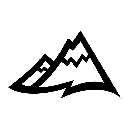 490x490 Mountain Range Vector Icon
