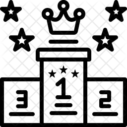256x256 Ranking Icon Of Line Style