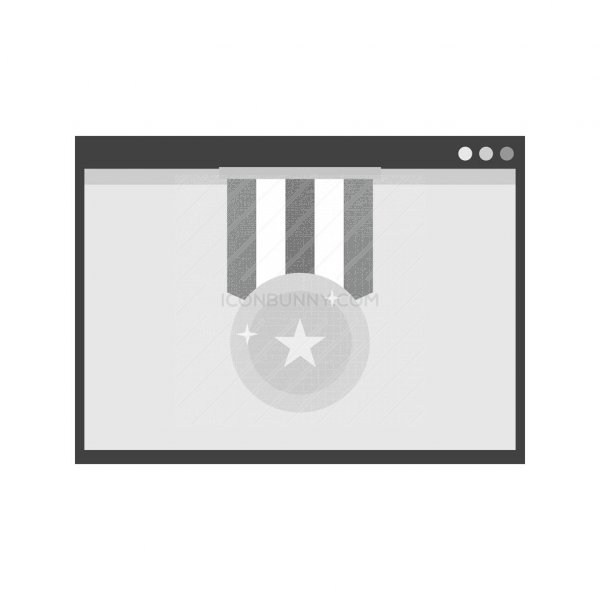600x600 Internet Ranking Greyscale Icon