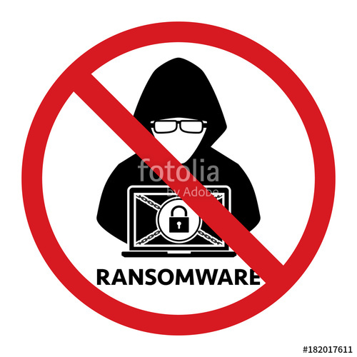 500x500 Stop Hacker Ransomware Forbidden Signal Icon On White Background