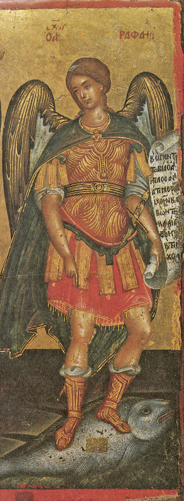 360x977 Icon Of Raphael, Archangel