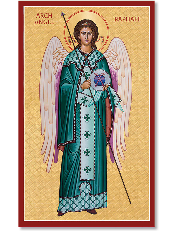 631x800 Icons Of The Holy Angels Archangel Raphael Icon Monastery Icons
