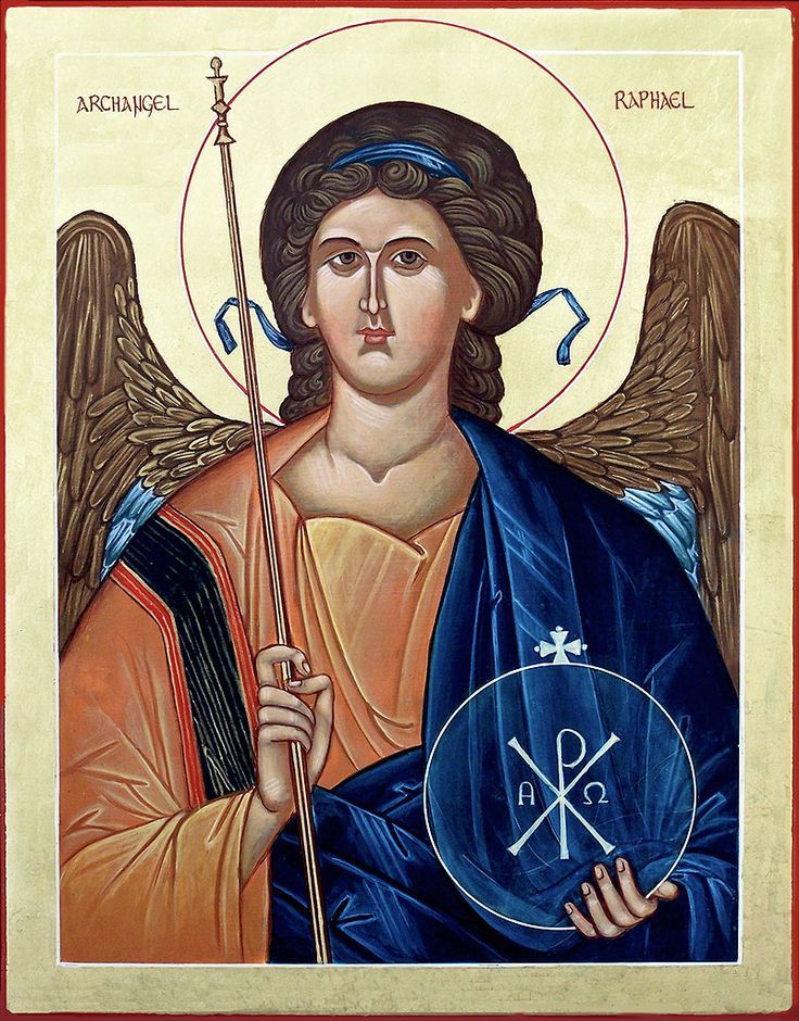 736x940 Saint Raphael Icon The Church Of St Raphael The Archangel