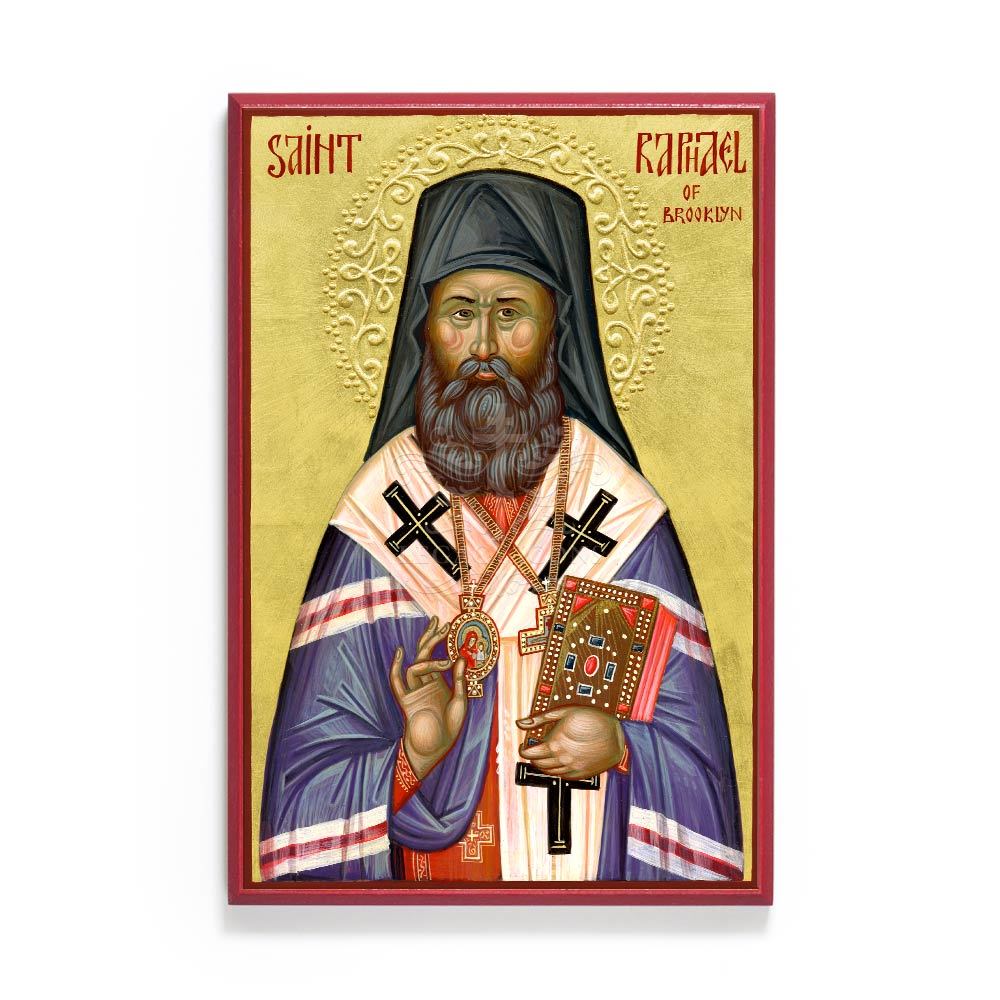 1000x1000 Saint Raphael Of Brooklyn Icon