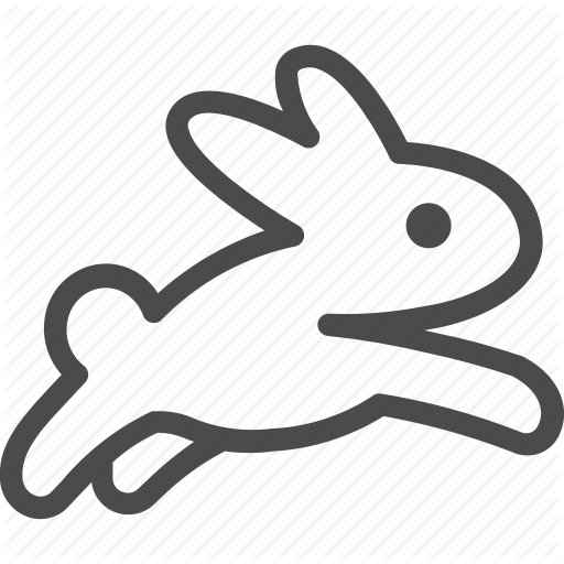 512x512 Download Free Png Bunny, Fast, Quick, Rabbit, Rapid, Run, Speed