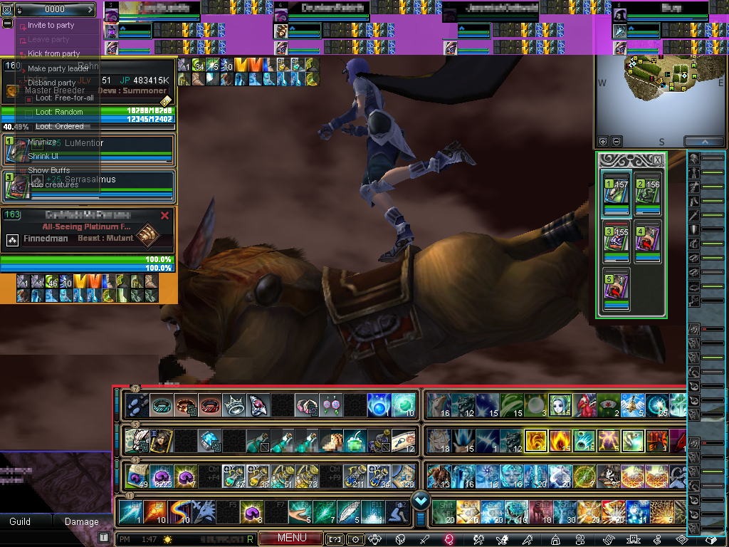 1024x768 Rappelz User Interface