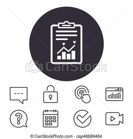 450x470 Gestion, Symbole Projet, Rapport, Icon Document Vecteur