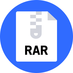 256x256 Rar Icon Flat