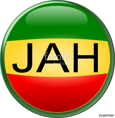 487x500 Rasta Round Jah Button Icon Stock Image And Royalty Free Vector