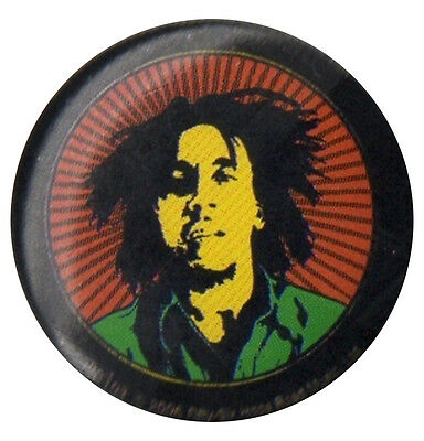 384x400 Bob Marley Rasta Icon Inch Button Pin Badge Official Merchandise