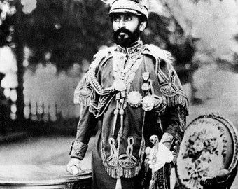 340x270 Haile Selassie Poster, Emperor Of Ethiopia, Jah Rastafari, Rasta