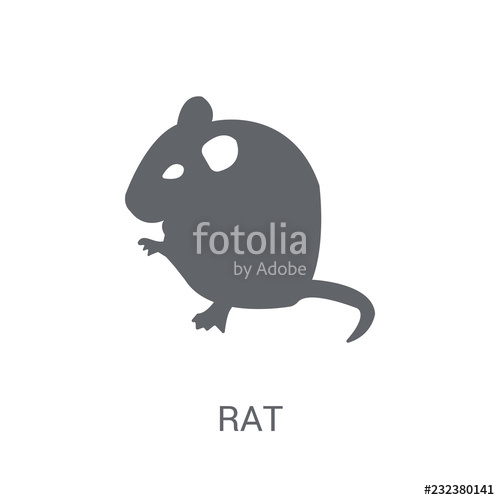 Rat Icon Trendy Rat Logo Concept On White Background From Animals 500x500 Rat Icon Trendy Rat Logo Concept On White Background From Animals