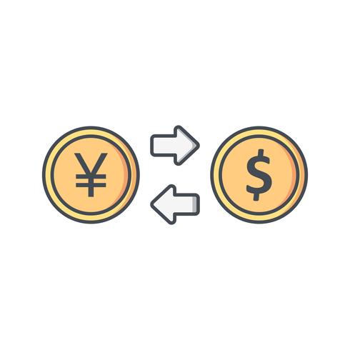 490x490 Exchange Rate Vector Icon