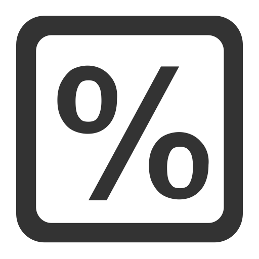512x512 Interest Rate Icon Png And Vector For Free Download