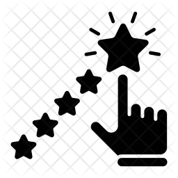 256x256 Rating Icon Of Glyph Style