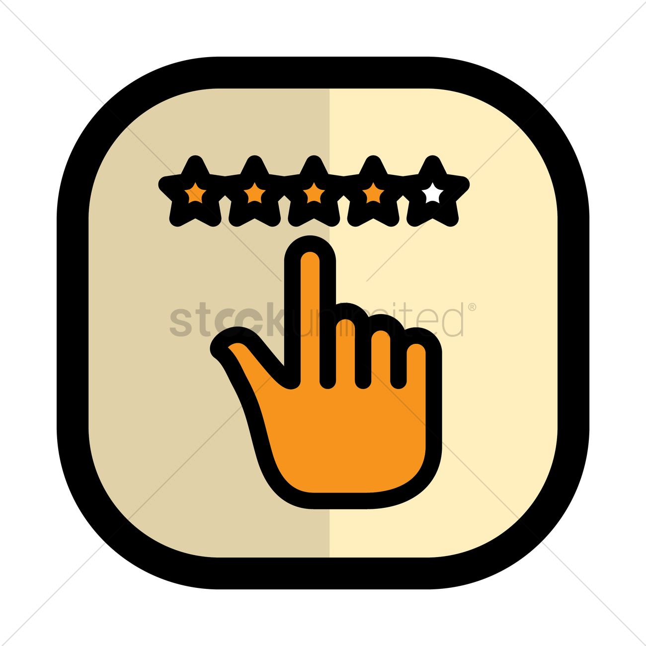 1300x1300 Rating Icon Vector Image
