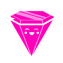 256x256 Rave Diamond Magenta Icon Fun Iconset Indeepop
