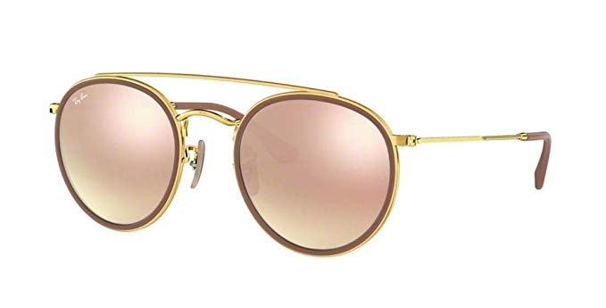 679x345 Ray Ban Round Double Bridge Unisex Sunglasses