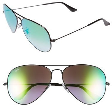 376x359 Ray Ban Large Icons Aviator Sunglasses, Nordstrom