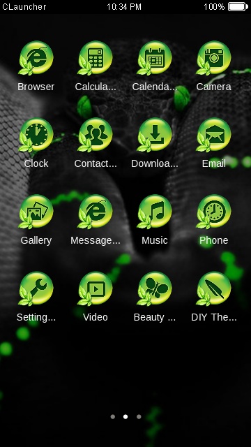 360x640 Razer Snake Free Android Theme U Launcher