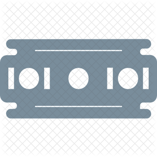 512x512 Razor Blade Icon Of Flat Style