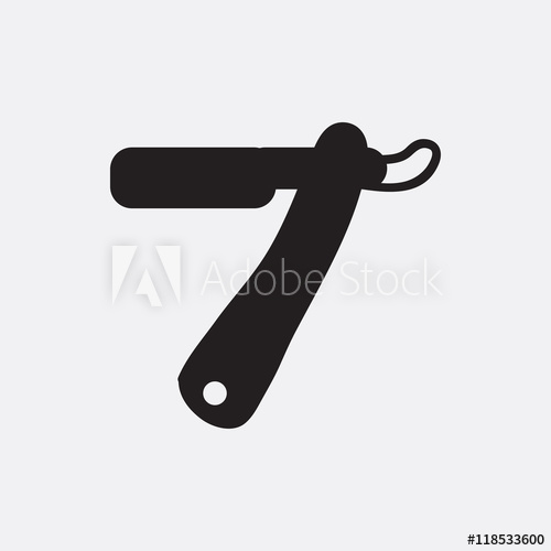 500x500 Razor Blade Icon Illustration