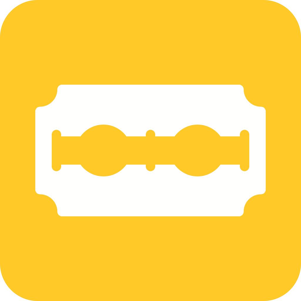 1024x1024 Razor Blade Flat Round Corner Icon