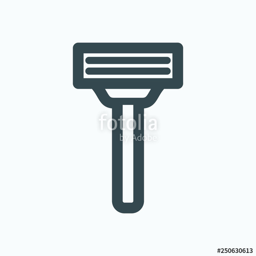 500x500 Razor Icon Shaving Vector Icon Stock Image And Royalty Free