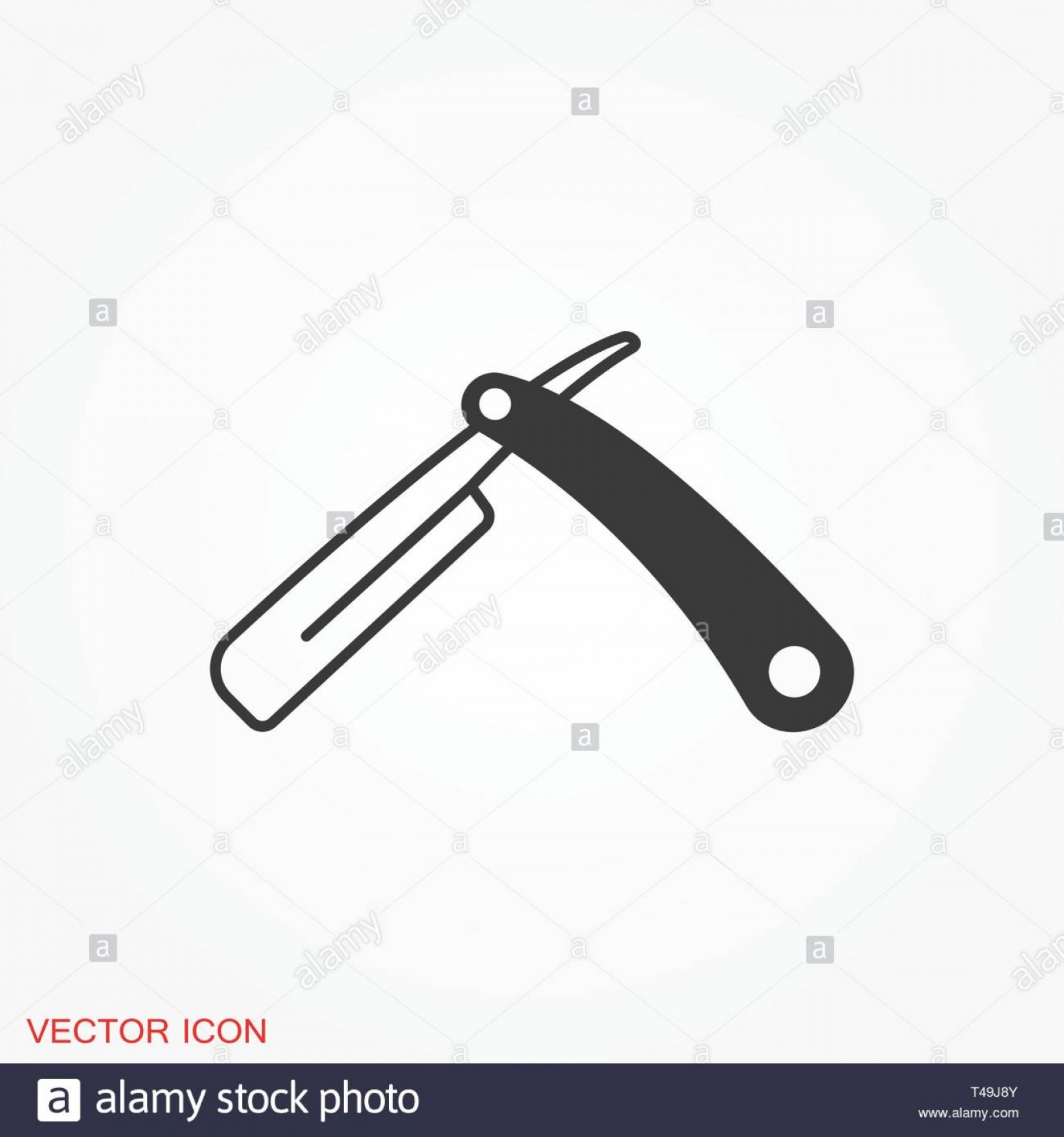 1872x2001 Straight Edge Razor Vector Sarahgardan